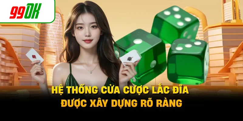 Hệ thống cửa cược lắc đĩa được xây dựng rõ ràng